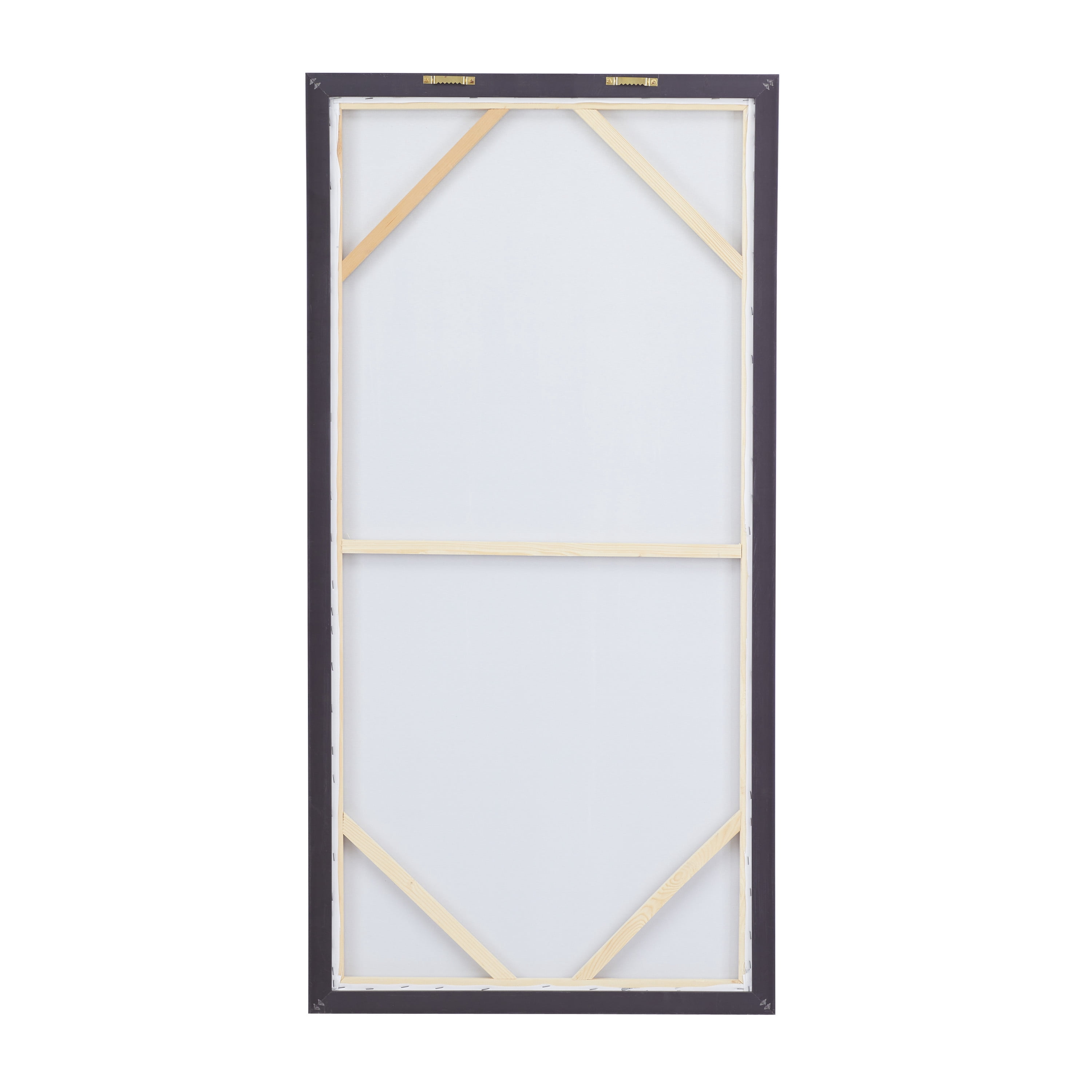 24" x 48" Abstract Framed Wall Art with Black Frame, by DecMode (2 Count)