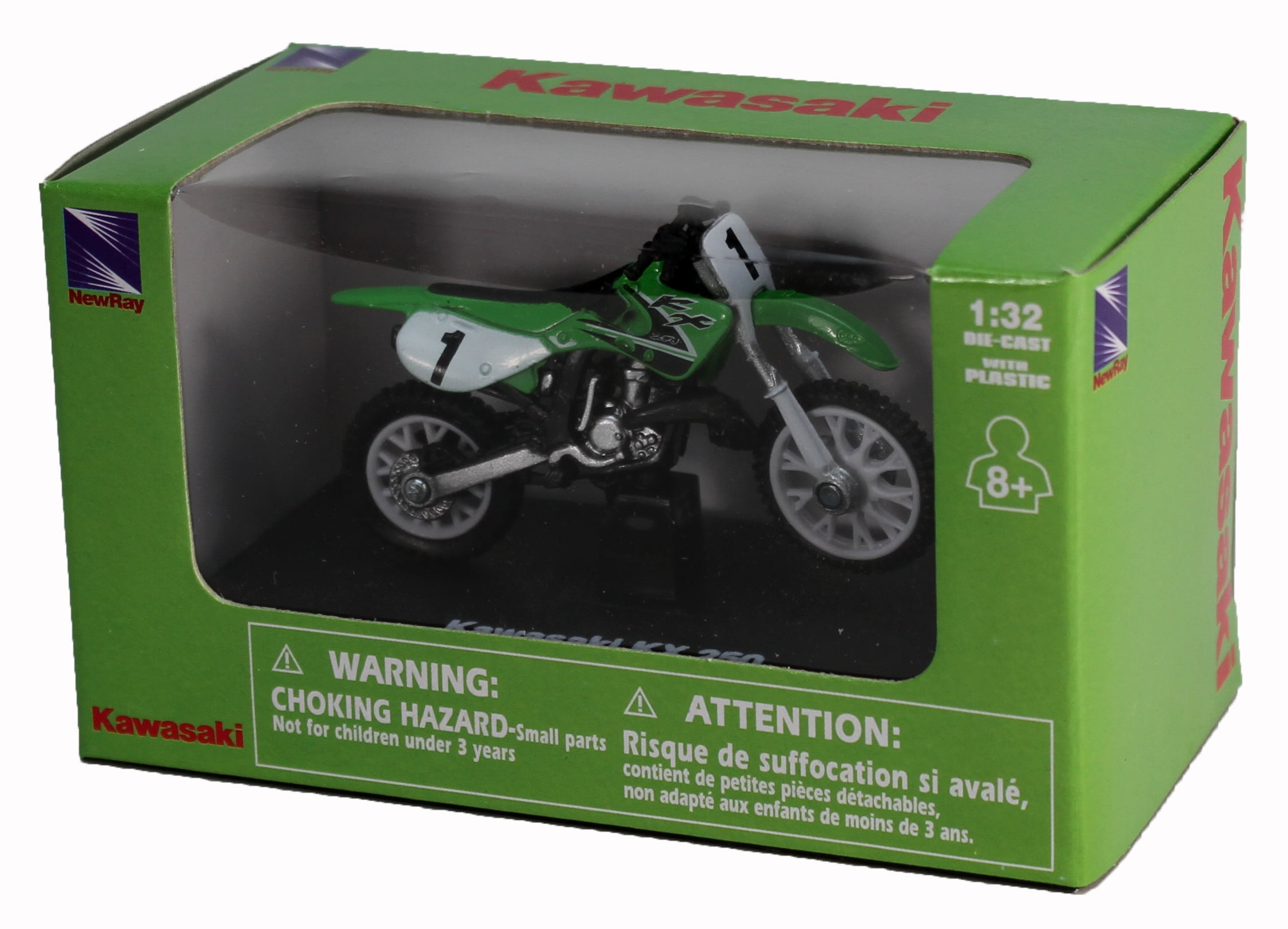 DieCast Green Kawasaki KK 250 Dirt Bike, 132 Scale Walmart Canada