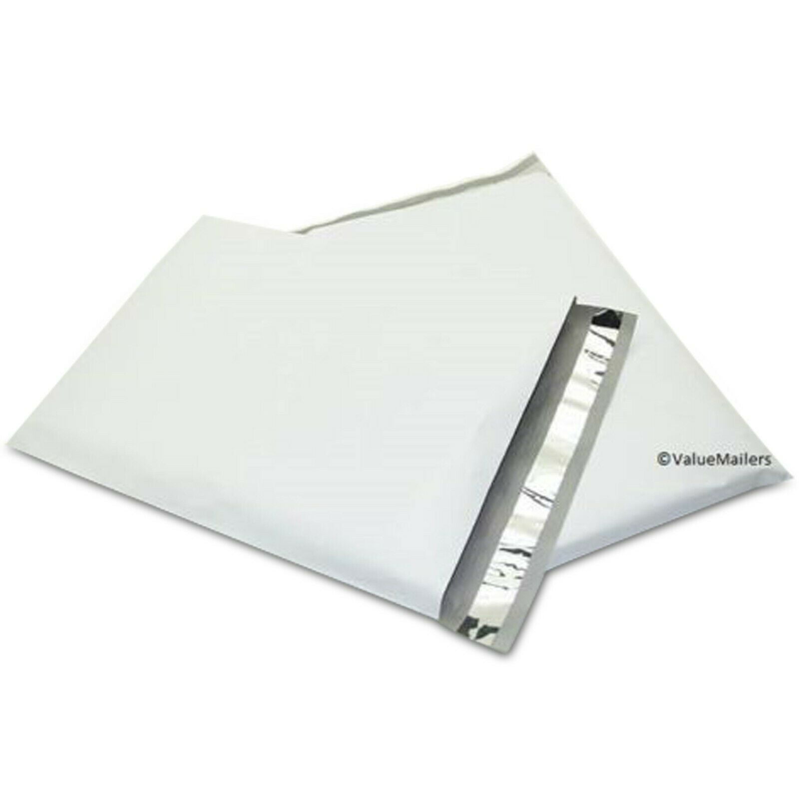 100 BAGS 50 EA 6x9 10x13 WHITE POLY SHIPPING MAILERS 