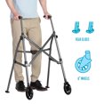 thumbnail image 4 of Able Life Space Saver Walker for Seniors, Two-wheel Folding Walker, 4 of 7