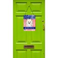 thumbnail image 2 of Caroline's Treasures BB2137DS1216 American Flag and Pomeranian Wall or Door Hanging Prints, 12x16, multicolor, 2 of 2