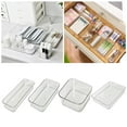 thumbnail image 5 of Clear Drawer Organizers Set - Versatile Stackable Trays for Bathroom Vanity, Bedroom, Kitchen & Office, Ideal for Makeup, Utensils & Gadgets, 5 of 5