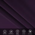 thumbnail image 4 of Funda Protectora de Almohada de Algodón uxcell Estampado Egipcio Morado Oscuro Standard/Cama Matrimonio, 4 of 6