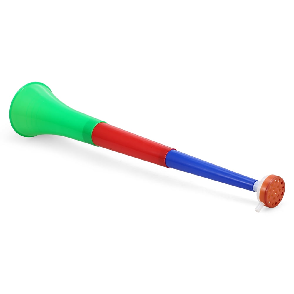 Red NUOBESTY Soccer Trumpet Sport Fan Portable Plastic Noise Maker for Party Sports Competition 