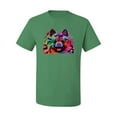 thumbnail image 2 of Cute and Colorful Pomeranian Dog Animal Lover Men's Graphic T-Shirt, Kelly, X-Large, 2 of 3
