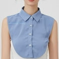 thumbnail image 7 of LoudSung Detachable False Collar Half Shirt Blouse Fake Collar Pure Color Sets for Women Girls 3PCS, 7 of 7
