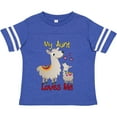 thumbnail image 3 of Inktastic My Aunt Loves Me Llama Boys or Girls Toddler T-Shirt, 3 of 5