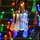 thumbnail image 4 of SOWAZ Cadena de luces solares multicolor para interiores y exteriores de 20 pies con 30 bombillas LED de luz multicolor, 4 of 5