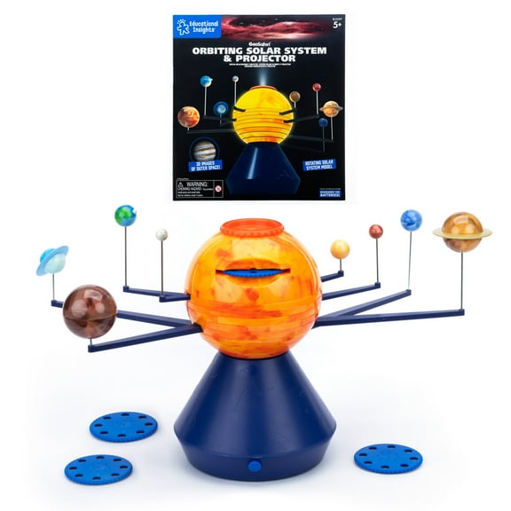 Educational Insights GeoSafari® Motorized Solar System & Projector, Science Kits for Kids Age 5-7