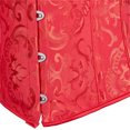 thumbnail image 6 of Womens Underbust Corset Plus Size Gothic Corset Cincher Medieval Corsets for Women Jacquard Vintage Waist Corset Top Red Size 5XL, 6 of 6