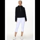 thumbnail image 4 of Sudadera con Capucha para Mujer, de Larga, Corta, con Media Cremallera y Bolsillos con Orificio para el Pulgar. Negro S, 4 of 10