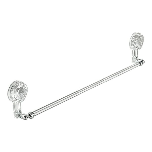 Toallas para la Copa de Succión Del Baño Portatoallas Extensibles 12x30cm Portatoallas Escalables de Plástico para el Organizador de Ducha Montado en la Pared Del Baño