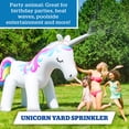 thumbnail image 2 of Aspersor inflable con forma de unicornio BigMouth Inc., enorme, de 6 pies, 2 of 7