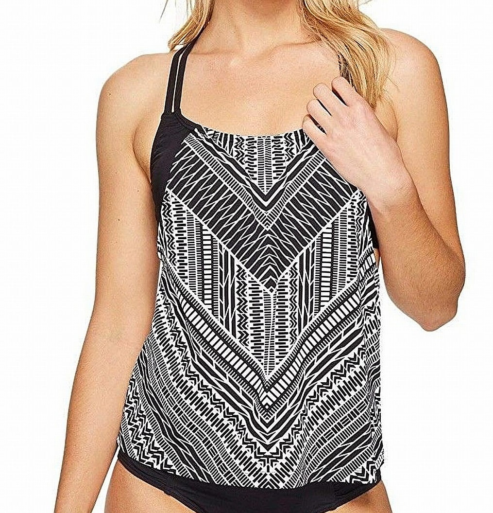 Jantzen Jantzen Womens Small Tankini Top Crossover Swimwear