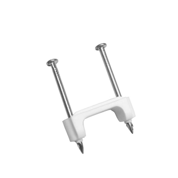 Gardner Bender PS-175BG Plastic Electrical Cable Staples,  inch, Secures Romex, UF and NM, 175 pk, White