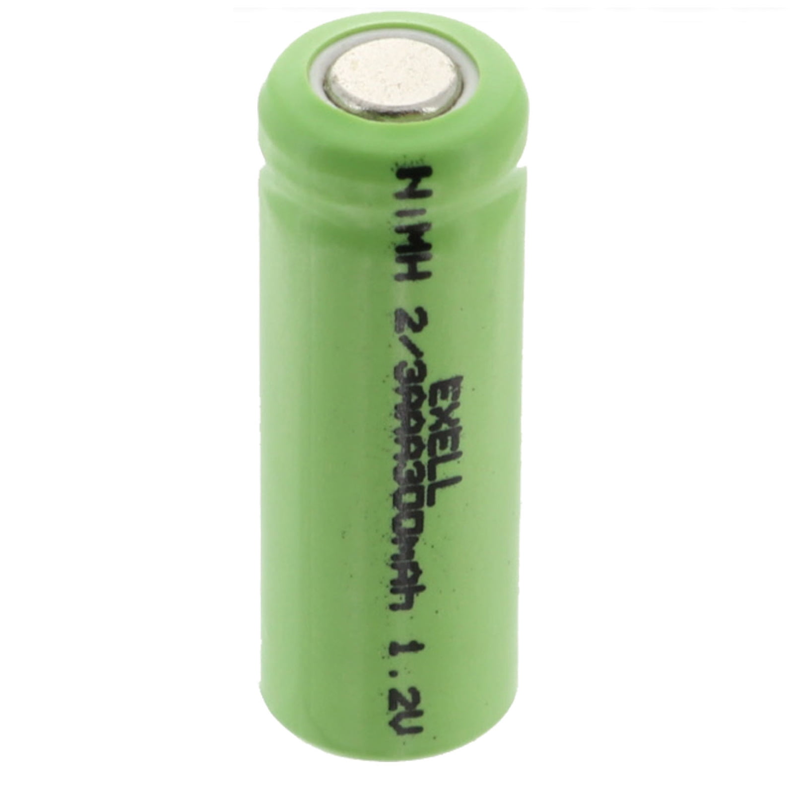 Exell 1.2V 2/3AAA 300mAh NiMH Rechargeable Flat Top Battery FAST USA SHIP 