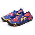thumbnail image 2 of Gubotare Boys Water Shoes Kids Water Shoes Girls Boys Quick Dry Aqua Socks for Beach Swim Outdoor Sports (Navy,Little Kids 12), 2 of 5