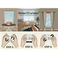 thumbnail image 2 of Adjustable Curtain Spacer - 2 pcs, Premium Durable Home Pleated Drape Design, 2 of 9
