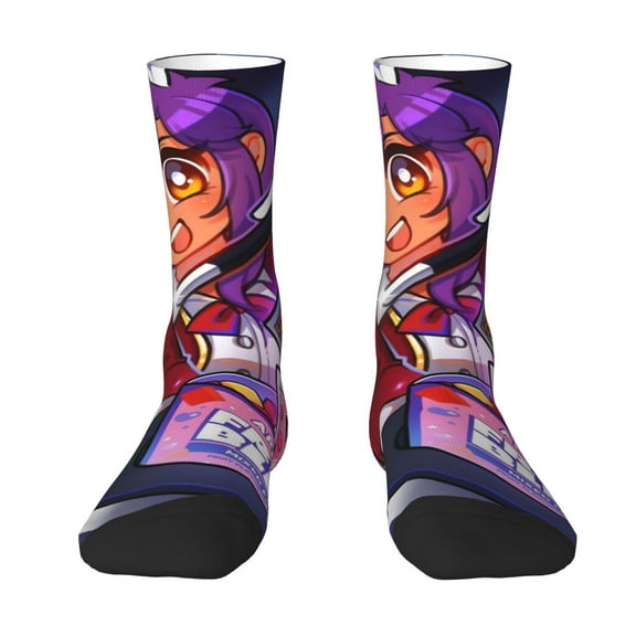 Aphmau Novelty Crew Socks Casual Socks Mid Calf Socks For Women Men
