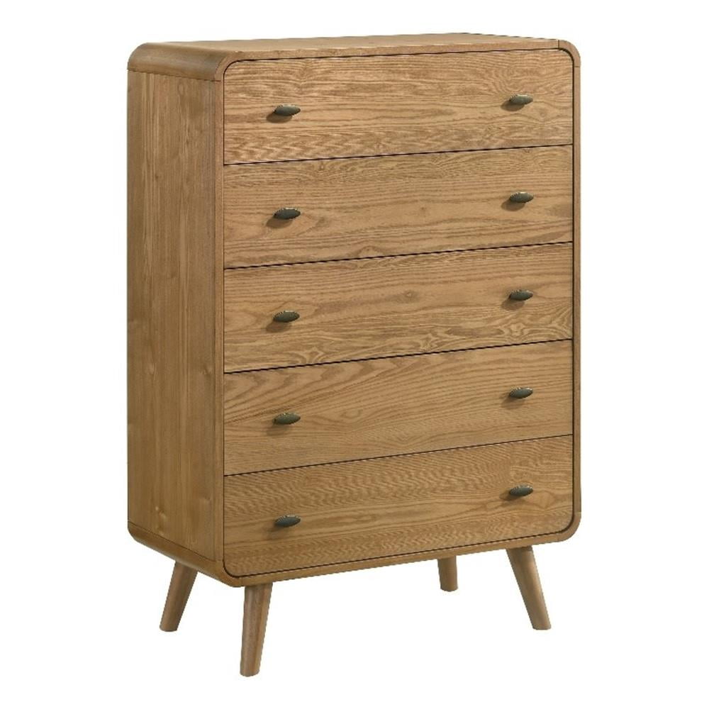 ロビン　チェスト Robyn 5-drawer Chest Dark Walnut - Walmart.com