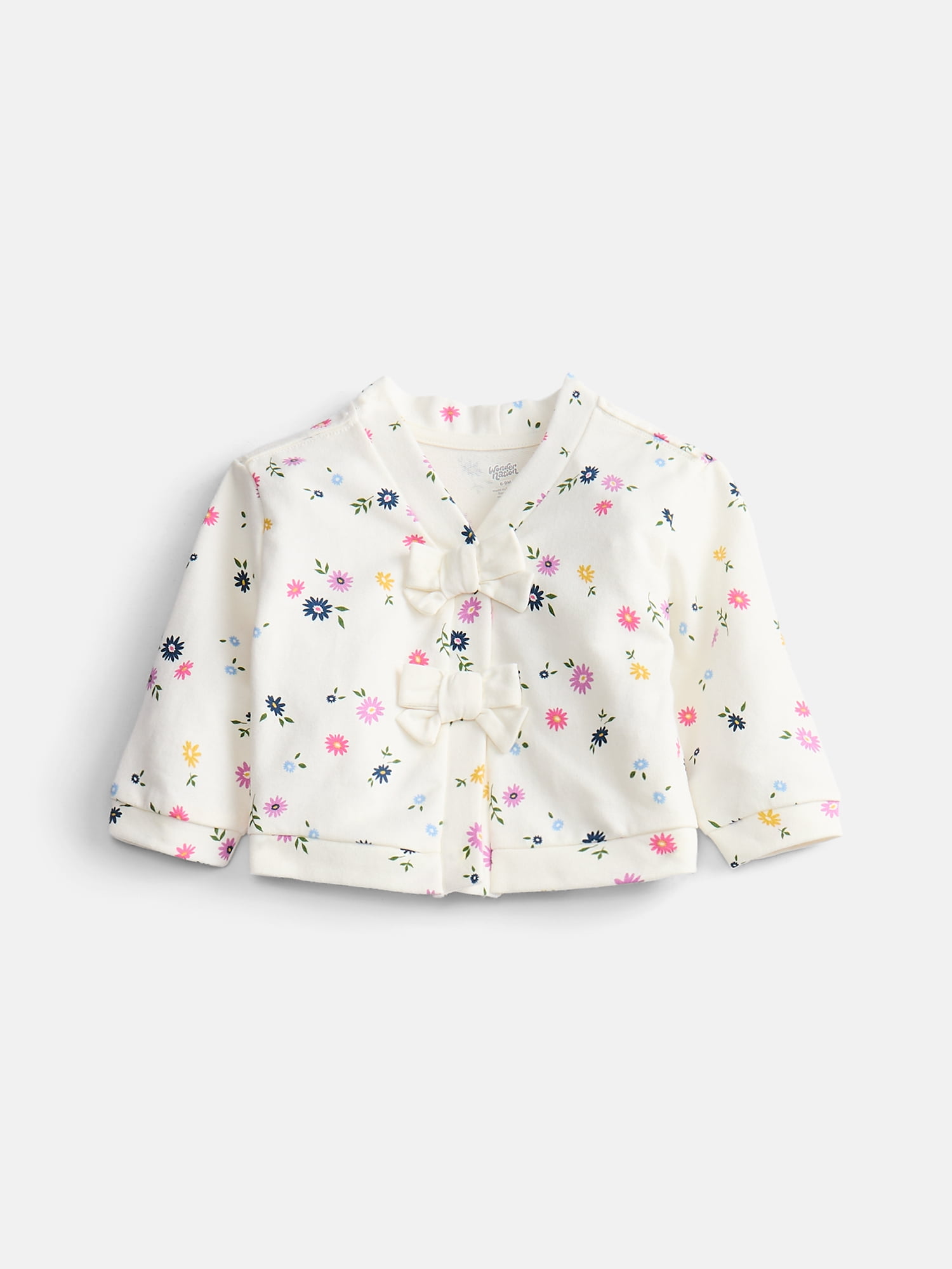 Wonder Nation Baby Girls Mix and Match Outfit Set, 6 Piece, Sizes 0-24 Months