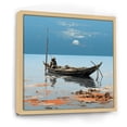 thumbnail image 2 of Designart "Privateer'S Restful Sunset Respite II" Pirate Floater Framed Canvas Wall Art, 2 of 5