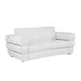thumbnail image 2 of 75" White Italian Leather Plush Density Solid Color Love Seat, 2 of 5