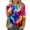 A02 Multicolor, variant on Womens Casual 3/4 Length Sleeve Crewneck Top Trendy Loose Printed Graphic Tees Cute Blouses 2026 Fashion Must Haves