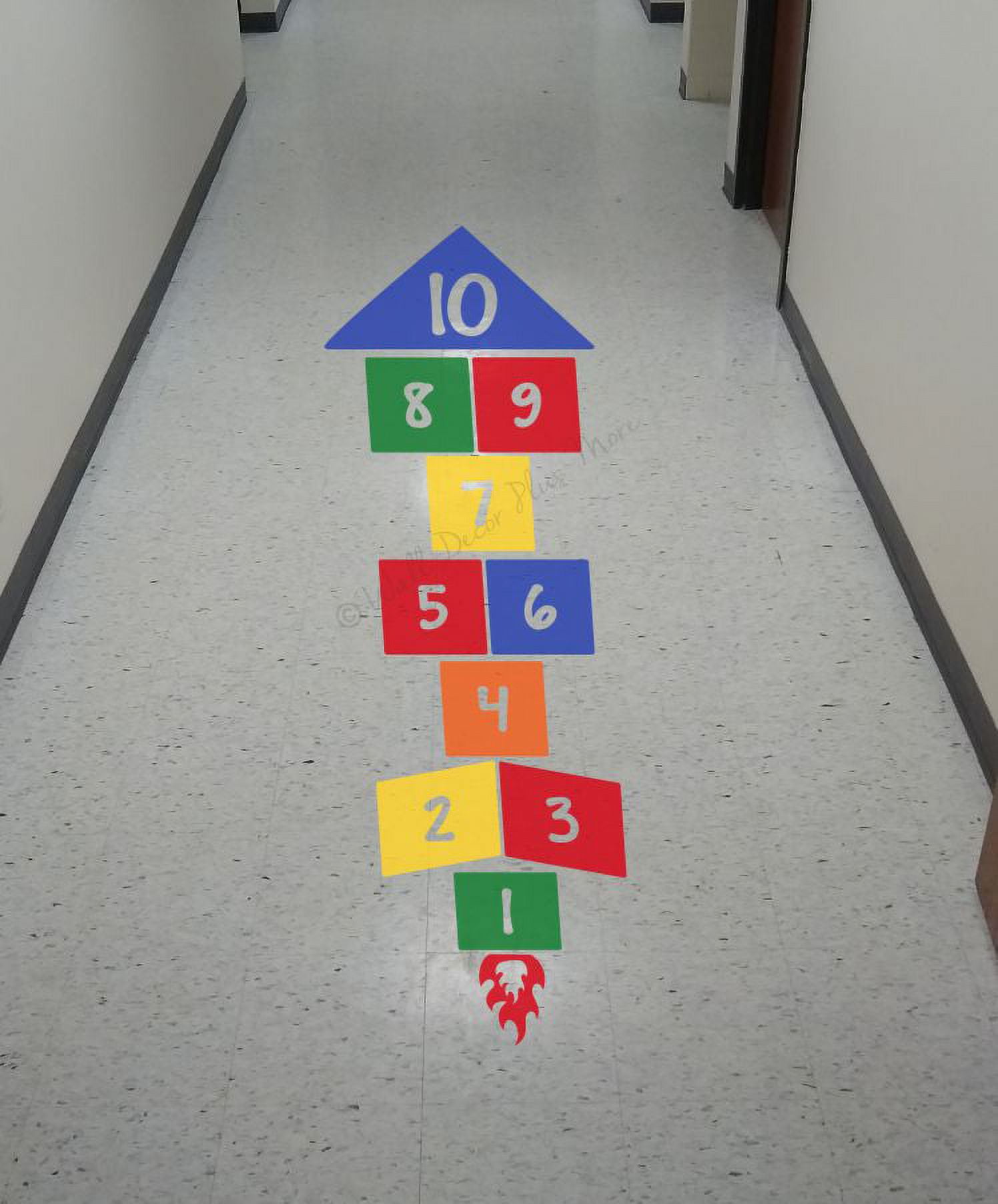 Floor Stickers Sensory Path Floor Decals - Hopscotch Classroom Decor ...