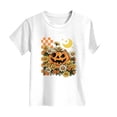thumbnail image 5 of Xyant Halloween Shirt for Toddler Boy Girl Cute Pumpkin/Ghost Shirt Kids Spooky Season Short Sleeve Tee Tops Halloween Tshirts Boys Girls,Size 2-14 Years, 5 of 5