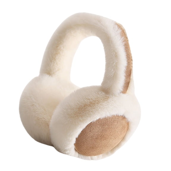 COOLHOOD Furry and Warm Simple Plush Ear Warmer for Winter Outdoor Activities Keep You Warm in Cold Weather for Skiing