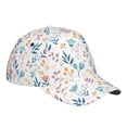 thumbnail image 6 of Picia Tulips Flowers pattern Trucker Low Profile Hat Men Women Baseball Cap Dad Hat Adjustable Unconstructed Plain Cap, 6 of 9