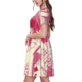 thumbnail image 2 of Disketp Ace Of Diamonds Lady para Vestido de Manga Corta para Mujeres, Vestidos de Verano para Mujeres, Casual y Holgado para la Playa, 2 of 6