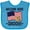 Turquoise, variant on Inktastic Military Daddy Welcome Home Boys or Girls Baby Bib