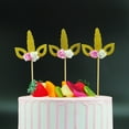 thumbnail image 2 of Raindrops 10pcs Flower Cupcake Toppers Decoration Insert Creative Gift for Birthday Party, 2 of 8