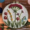 thumbnail image 4 of Birdeem Beginners Embroidery Flower Kit,Beginner Hand Embroidery 0 Based Diy Hand Embroidery Material Package, 4 of 4