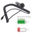 thumbnail image 5 of Power Type-C Quick Charger w Windshield Dash Car Mount G1Q for Motorola Moto Z2 Force Z Force Droid X4 G7 Power Play G6 - Nokia 3.1, 7.1, 8, Plus - OnePlus 5T, 6, 6T, 7 Pro - Razer Phone 2, 5 of 11