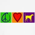 thumbnail image 3 of CafePress - Peace Love Yellow Labs Classic Thong - Women's Novelty Thong Panties Underwear, 3 of 4