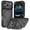 Black, variant on Sanwo MagSafe Compatible Shock-Absorbent Matte Back Cover Cell Phone Case with Camera Kickstand for iPhone 18 Pro Max,Black
