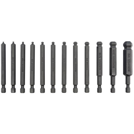 UPC: 0037231108366 | Bondhus 12Pc Ball End Power Bits