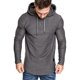 thumbnail image 2 of Qarigey Hombres Sudadera con Capucha Algodón Sudor Absorbente Sudadera con Capucha Suéter de Manga Larga Sudadera con Capucha Sudaderas y sudaderas con capucha XXL,Gris, 2 of 8