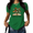 Green, variant on Women's Floral Open Book Graphic T-Shirt Just One More Chapter Literary Quote Print Short Sleeve Crewneck Reader Gift Top Plus Size