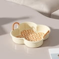 thumbnail image 4 of STPToys Clearance Fruit Bowl with Handles for Kitchen Counter Decorative,Plastic Serving Tray Snackle Bowls Fruit Basket for Living Room - Orange, 4 of 7