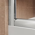 thumbnail image 4 of Sunny Shower 38'' x 72'' Neo-Round Sliding Shower Door Enclosure in Chrome Finish 1/4 in.Clear Glass, 4 of 7