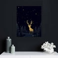 thumbnail image 4 of Nawypu Christmas Wall Art Picture Painting on Canvas, Framed Wall Decoration Picture Artwork for Living Bed Decor, Christmas Stars Snowflakes, 4 of 4