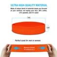 thumbnail image 3 of Suddora SweatbandHeadband - Bandas para el sudor atléticas de tela de rizo para la cabeza de baloncesto (naranja), 3 of 5