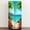 Color 4, variant on Self Adhesive Vinyl Refrigerator Wrap Set Sunset Beach Palm Tree Silhouette Ocean Waves Coastal Door Mural Removable Fridge Sticker Peel and Stick Full Door Cover Decal Kitchen Bar Decor