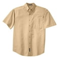 thumbnail image 5 of Yellow Rooster Men's Short Sleeve Twill Shirt Stone L, 5 of 6