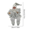 thumbnail image 5 of Holiday Decor New Christmas Santa Claus Doll Christmas Child Gift Toy Table Decoration for Home, White, 5 of 5