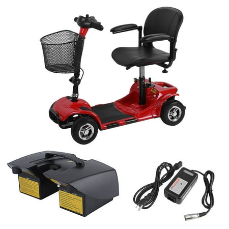 4 Wheel Travel Transportable Scooter Disabled Elderly Kid Scooter Folding Bike